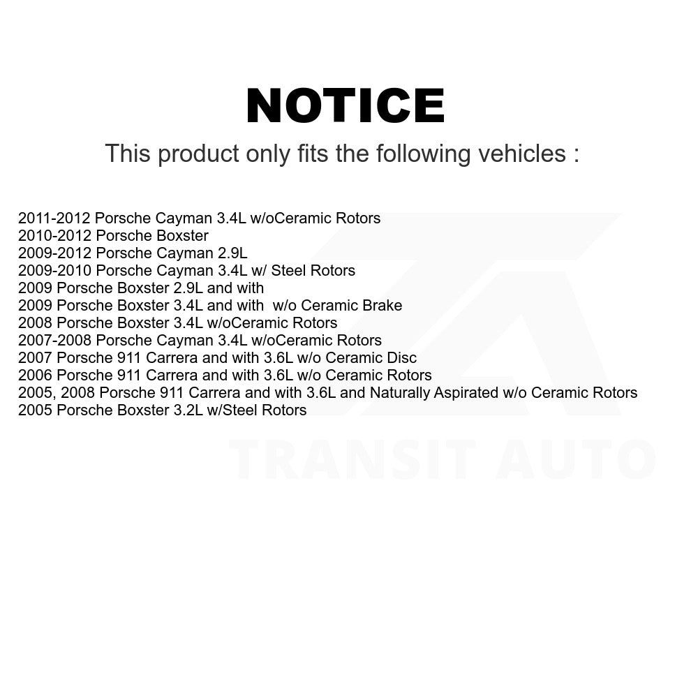 Mpulse Front Left Disc Brake Pads Wear Sensor SEN-2BWS0178 For Porsche 911 Cayman Boxster