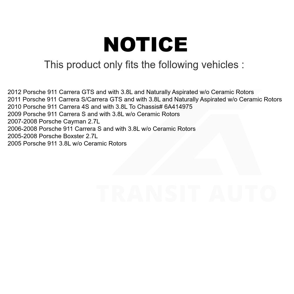Mpulse Front Disc Brake Pads Wear Sensor SEN-2BWS0180 For Porsche 911 Boxster Cayman
