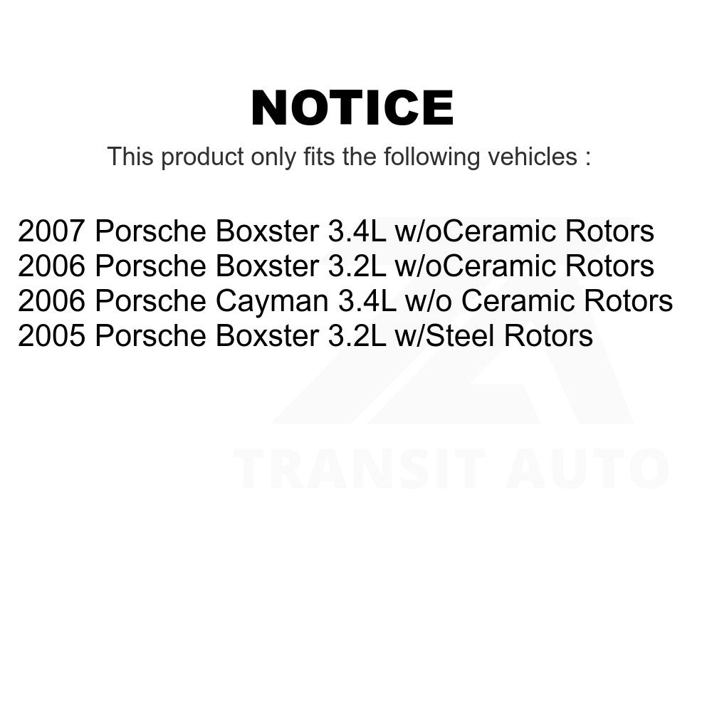 Mpulse Front Right Disc Brake Pads Wear Sensor SEN-2BWS0188 For Porsche Boxster Cayman