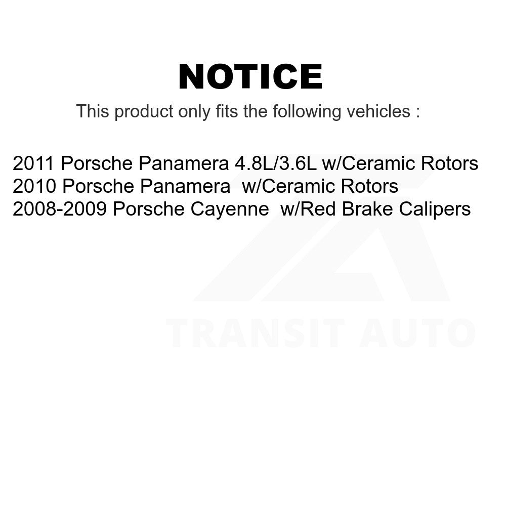 Mpulse Front Disc Brake Pads Wear Sensor SEN-2BWS0209 For Porsche Cayenne Panamera