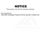 Mpulse Rear Disc Brake Pads Wear Sensor SEN-2BWS0225 For Volkswagen Phaeton Audi S6