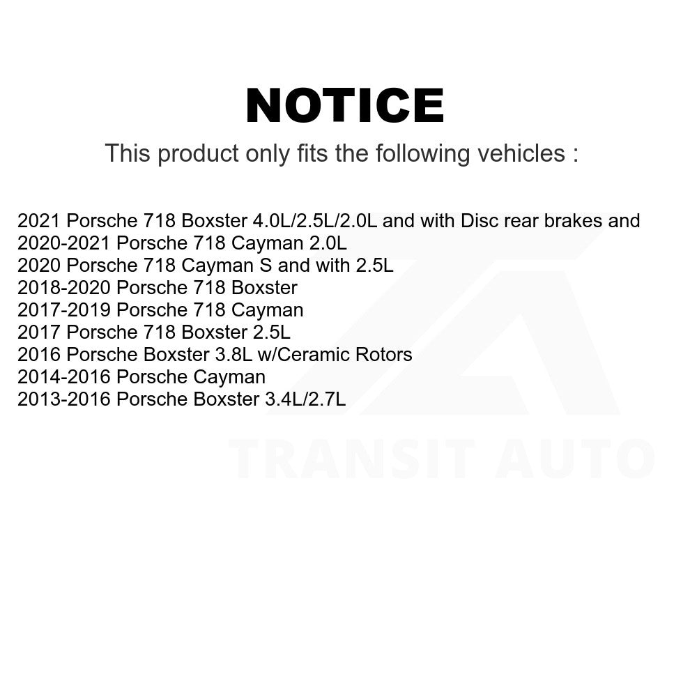 Mpulse Rear Disc Brake Pads Wear Sensor SEN-2BWS0230 For Porsche Boxster Cayman 718