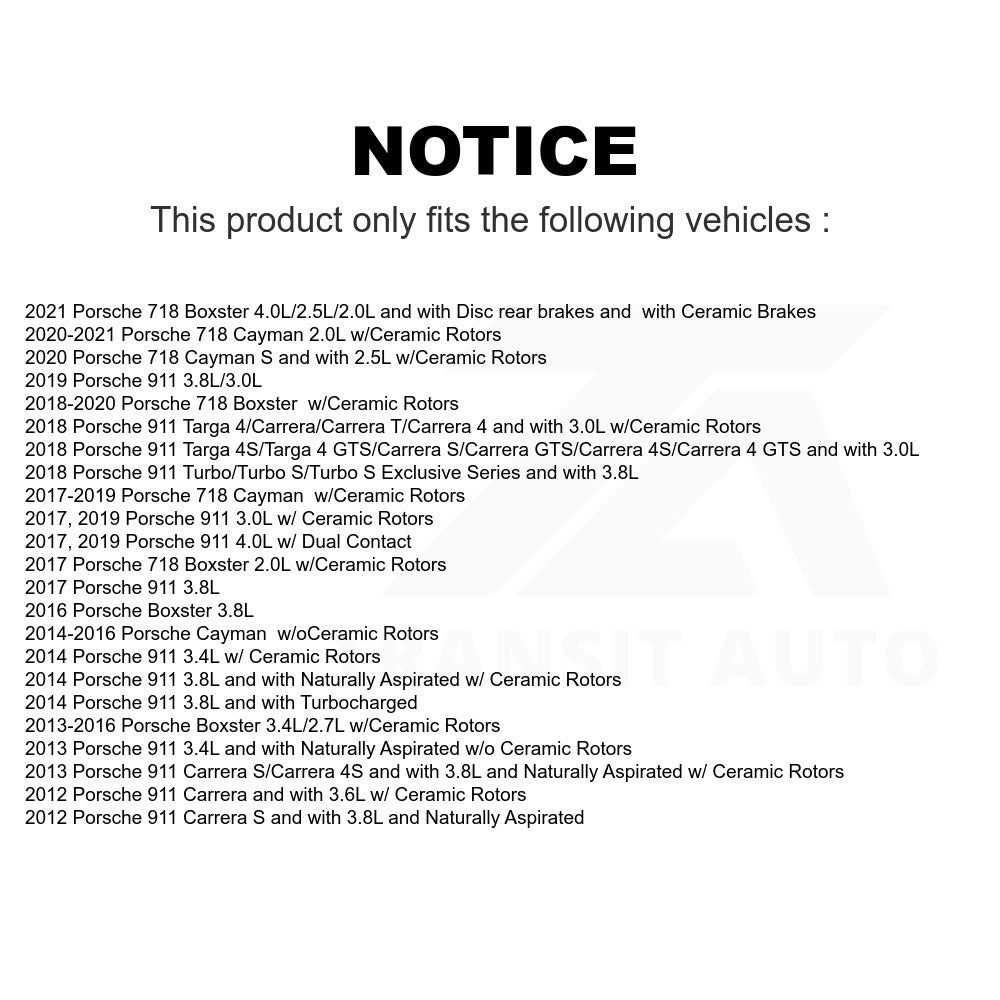 Mpulse Disc Brake Pads Wear Sensor SEN-2BWS0234 For Porsche 911 Boxster Cayman 718