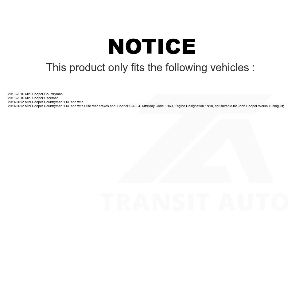 Mpulse Front Disc Brake Pads Wear Sensor SEN-2BWS0248 For Mini Cooper Countryman Paceman