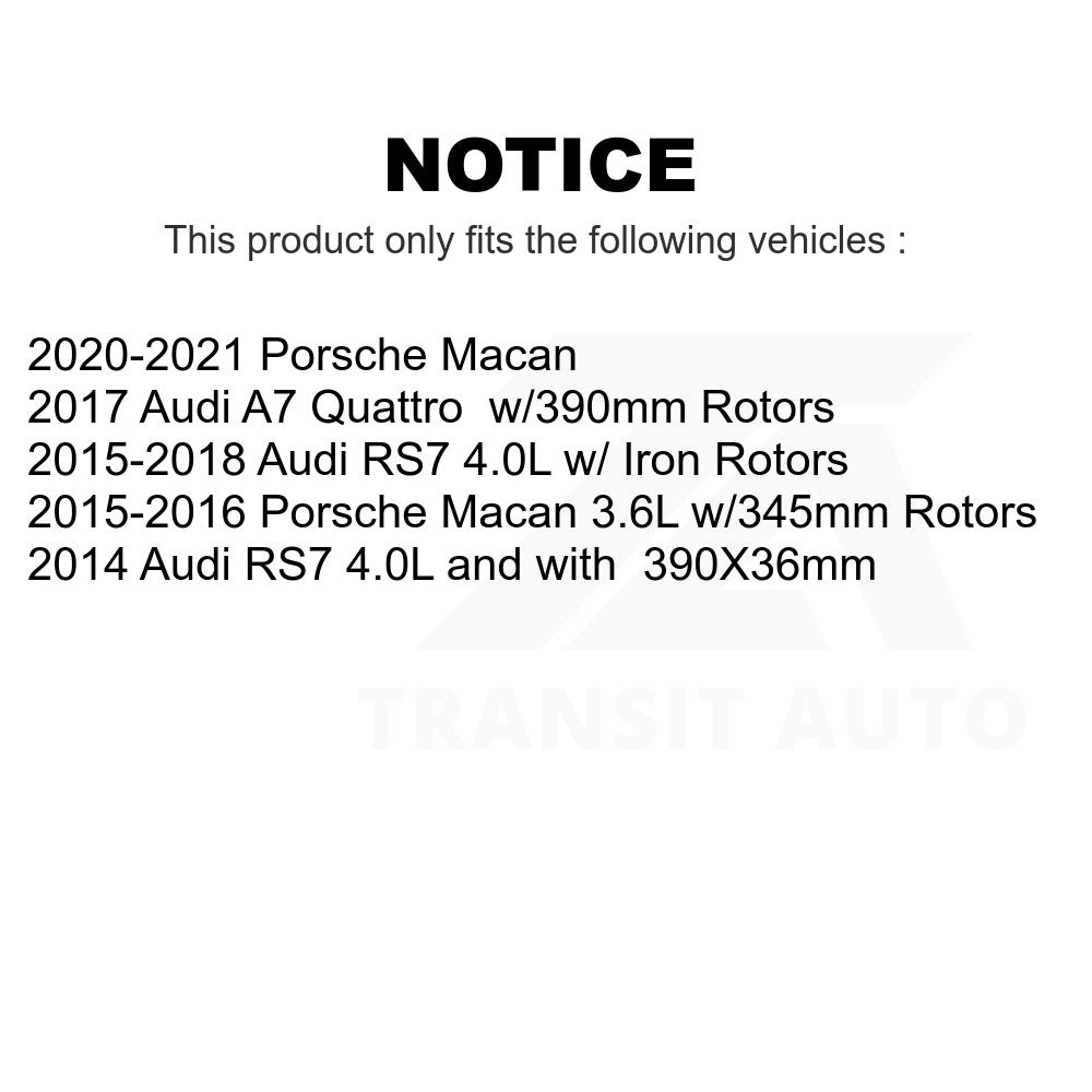 Mpulse Front Disc Brake Pads Wear Sensor SEN-2BWS0352 For Porsche Macan Audi A7 Quattro RS7