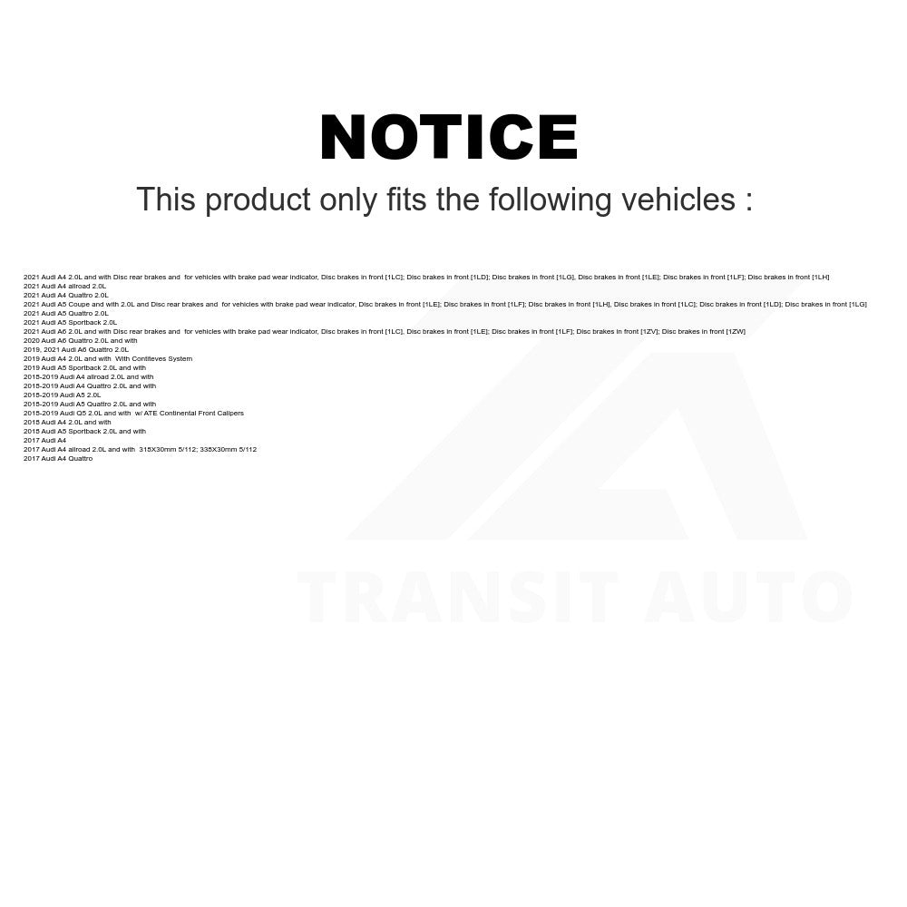 Mpulse Front Disc Brake Pads Wear Sensor SEN-2BWS0433 For Audi Q5 A4 A5 Quattro A6 Sportback allroad