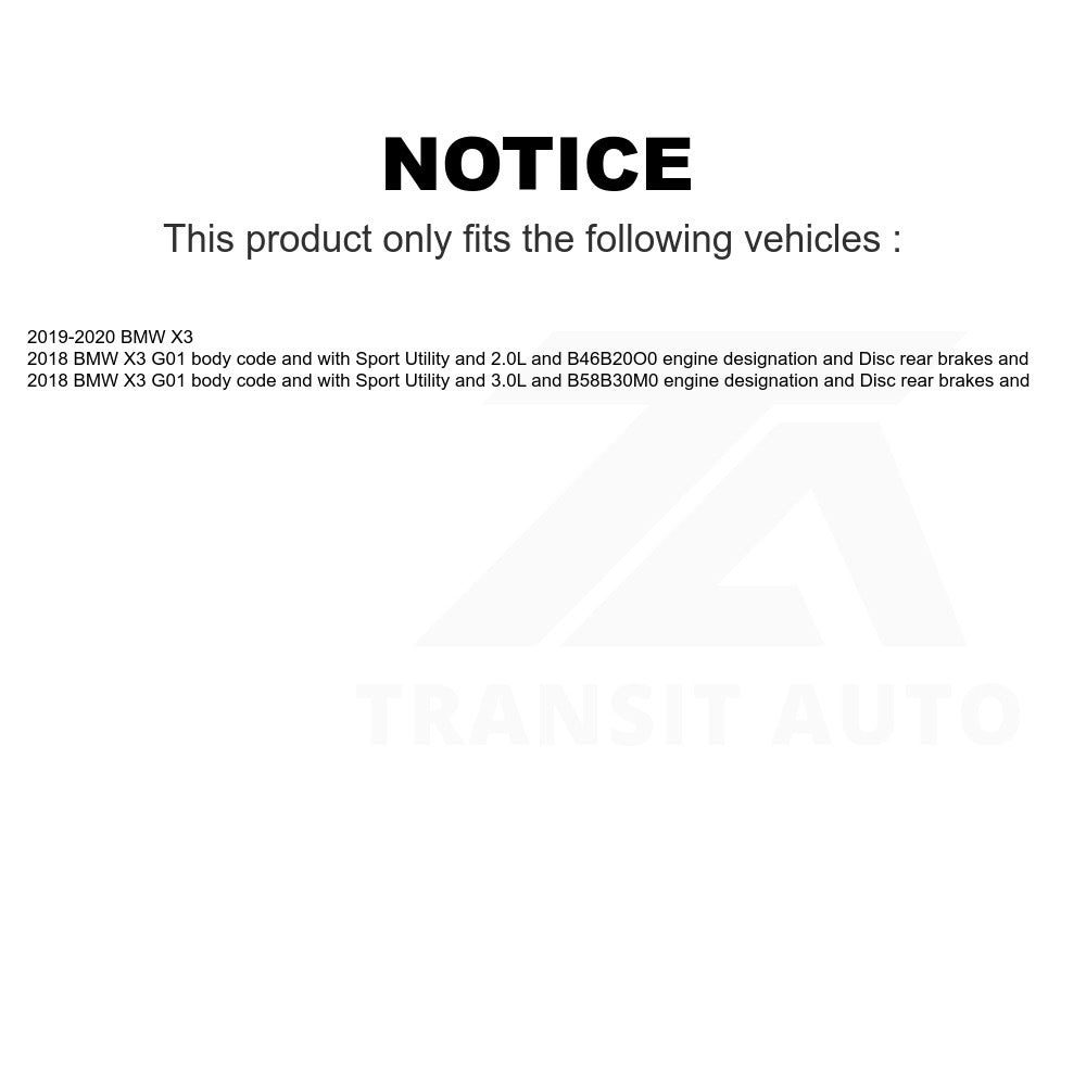 Mpulse Rear Disc Brake Pads Wear Sensor SEN-2BWS0443 For BMW X3