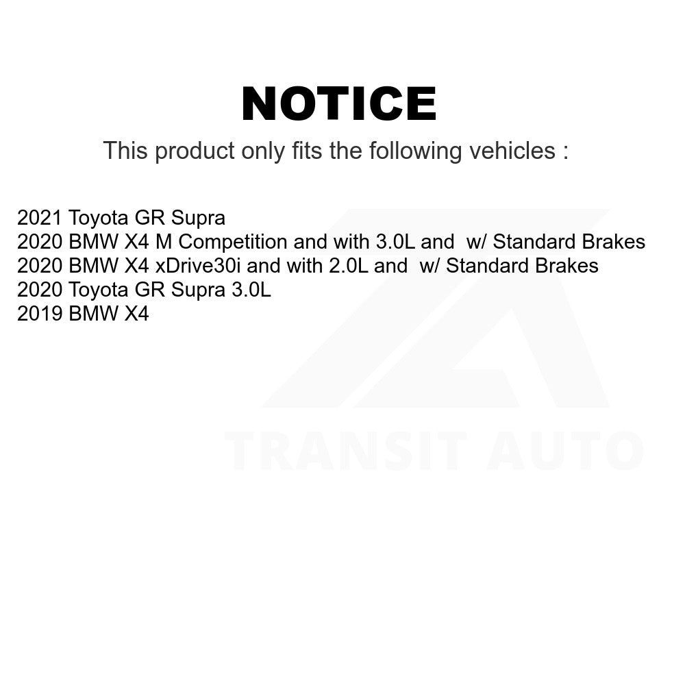 Mpulse Rear Disc Brake Pads Wear Sensor SEN-2BWS0456 For BMW X4 Toyota GR Supra