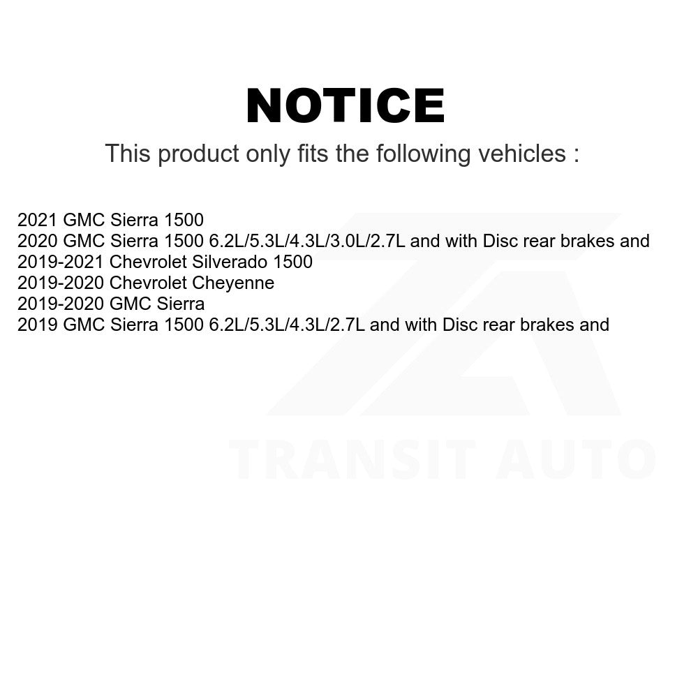 Mpulse Rear Disc Brake Pads Wear Sensor SEN-2BWS0464 For Chevrolet Silverado 1500 GMC Sierra Cheyenne