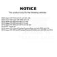 Mpulse Front Disc Brake Pads Wear Sensor SEN-2BWS0486 For Jaguar XE XF