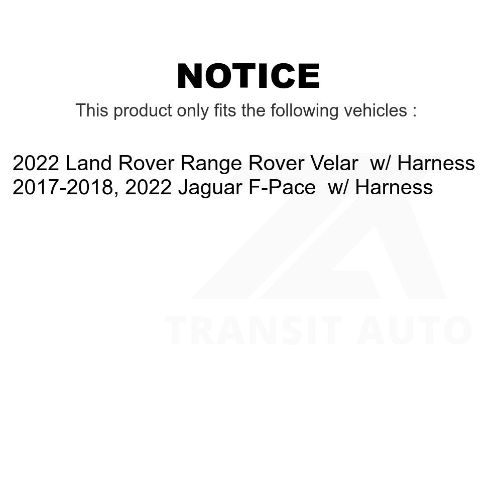 Mpulse Front Disc Brake Pads Wear Sensor SEN-2BWS0489 For Jaguar F-Pace Land Rover Range Velar w/ Harness