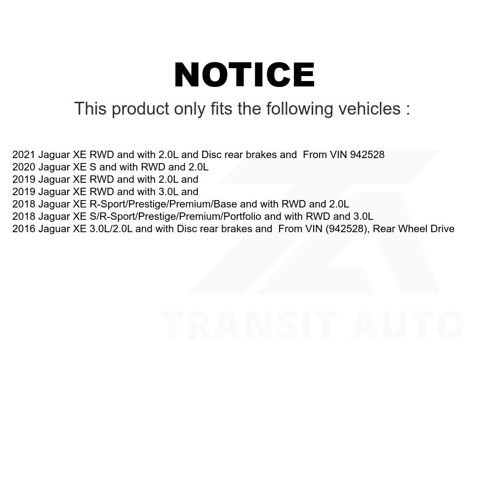 Mpulse Front Disc Brake Pads Wear Sensor SEN-2BWS0490 For Jaguar XE