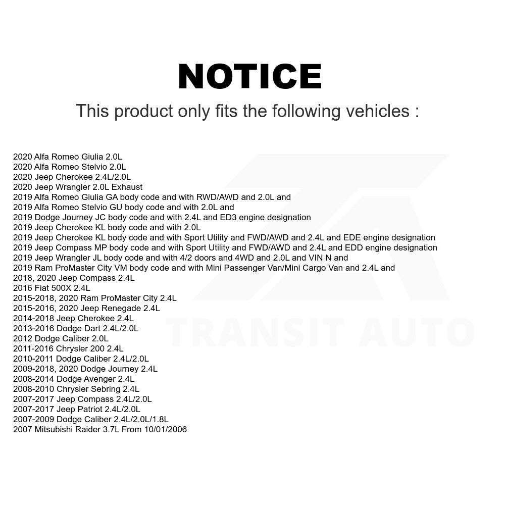 Mpulse Engine Position Sensor SEN-2CAM0368 For Jeep Dodge Cherokee Journey Compass Chrysler Patriot 200 Avenger Dart Caliber Renegade Wrangler Sebring Ram ProMaster City Fiat 500X Alfa Romeo Stelvio