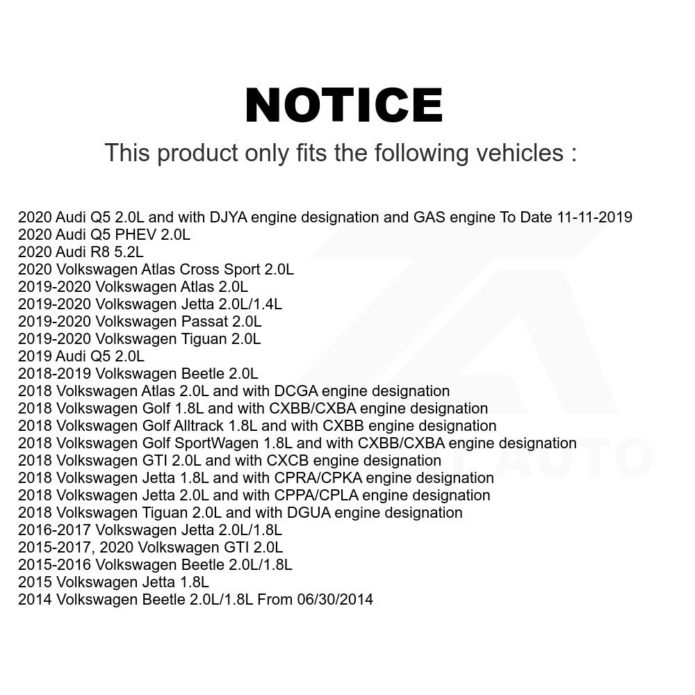 Mpulse Engine Camshaft Position Sensor SEN-2CAM0438 For Volkswagen Jetta Tiguan Atlas GTI Beetle Audi Q5 Passat Golf Alltrack SportWagen R8 PHEV Cross Sport