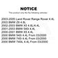 Mpulse Engine Crankshaft Position Sensor SEN-2CRK0024 For BMW X5 Land Rover Range 540i 740iL 740i Z8