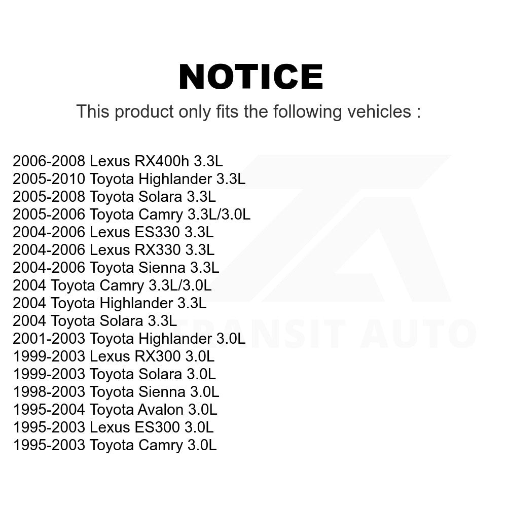 Mpulse Engine Crankshaft Position Sensor SEN-2CRK0039 For Toyota Camry Highlander Lexus Sienna Avalon Solara ES300 RX330 RX300 ES330 RX400h