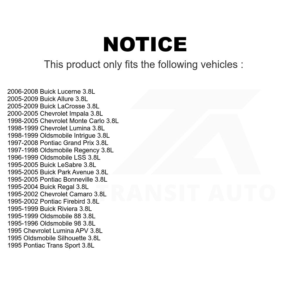 Mpulse Engine Crankshaft Position Sensor SEN-2CRK0138 For Buick Chevrolet Pontiac LeSabre Impala Grand Prix LaCrosse Lucerne Monte Carlo Park Avenue Regal Camaro Bonneville Firebird Oldsmobile Lumina