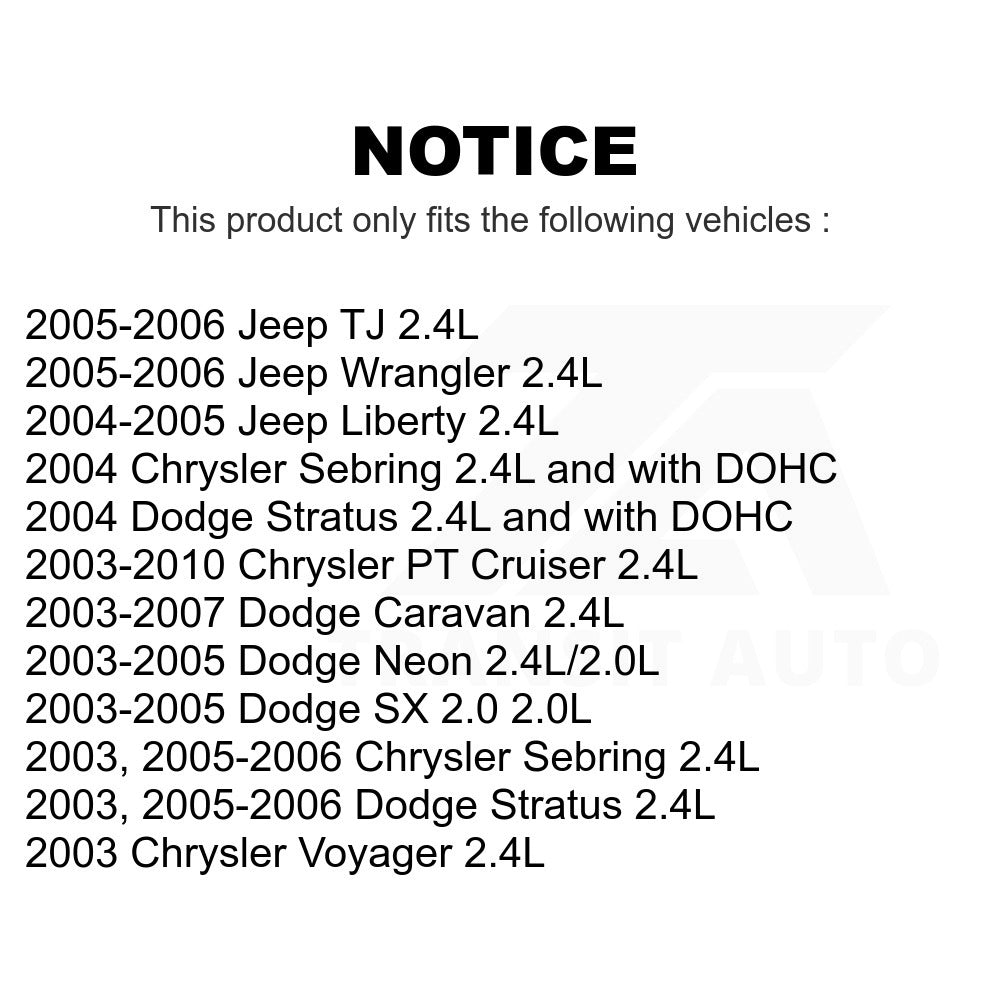Mpulse Engine Crankshaft Position Sensor SEN-2CRK0159 For Chrysler Dodge PT Cruiser Jeep Liberty Caravan Sebring Neon Wrangler Stratus Voyager TJ SX 2.0