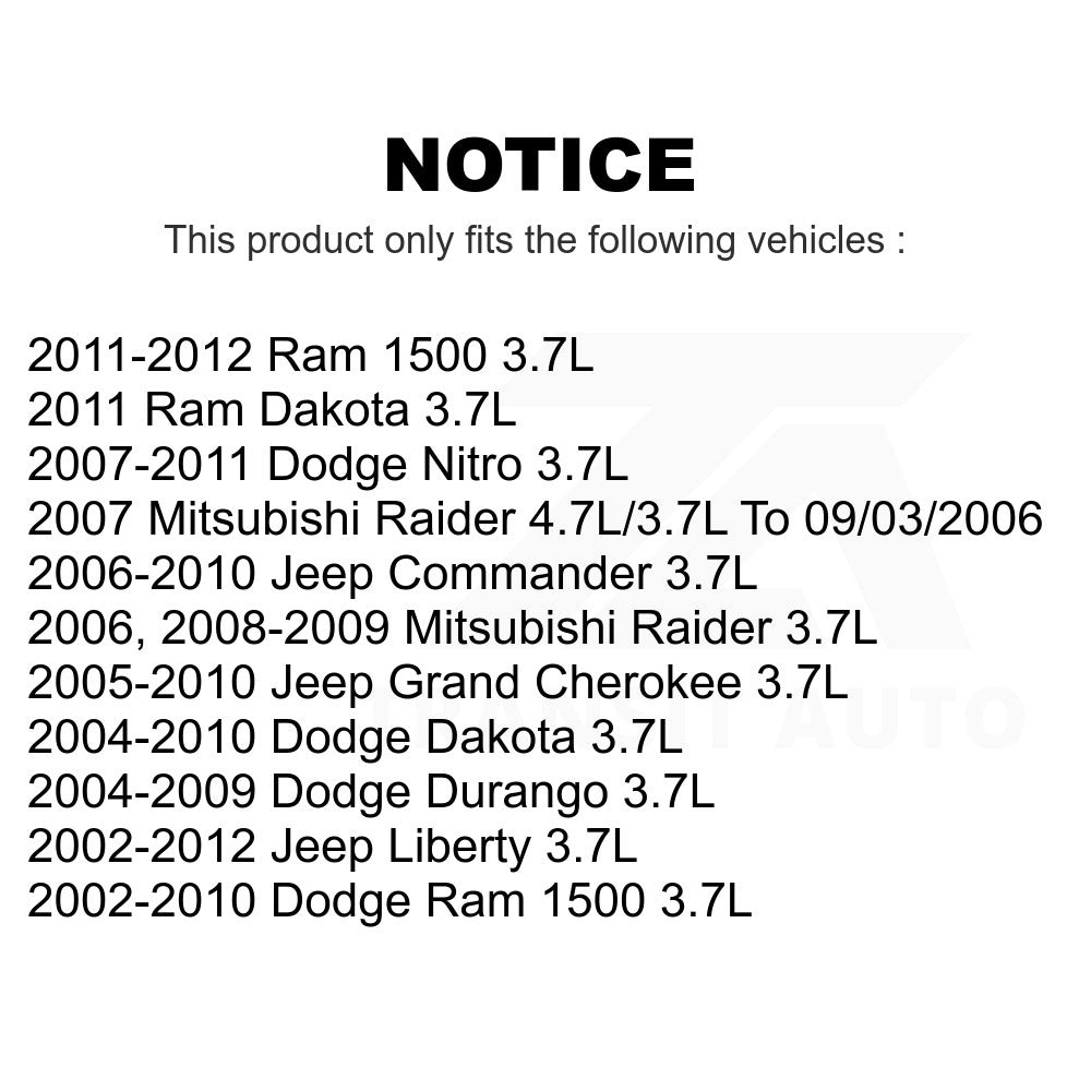 Mpulse Engine Crankshaft Position Sensor SEN-2CRK0160 For Dodge Jeep Ram 1500 Liberty Grand Cherokee Dakota Durango Commander Nitro Mitsubishi Raider