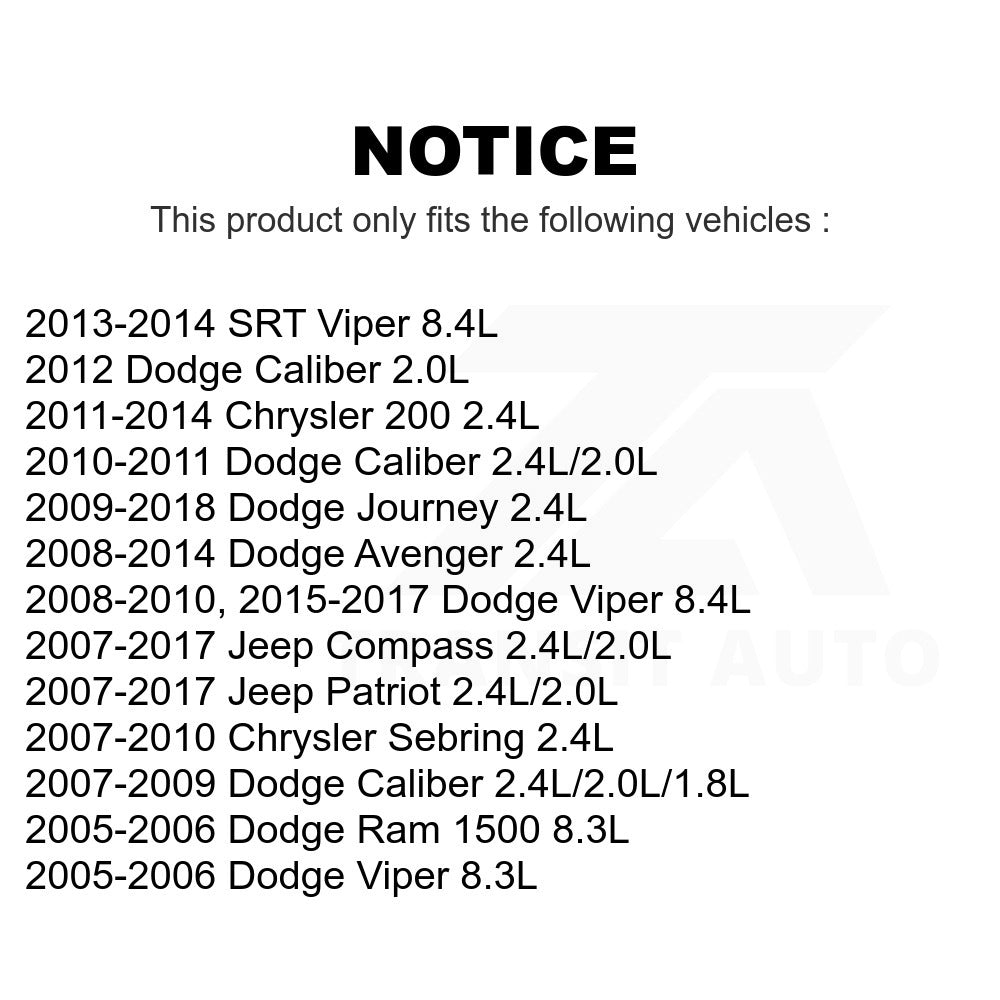 Mpulse Engine Crankshaft Position Sensor SEN-2CRK0314 For Dodge Jeep Journey Patriot Chrysler Compass Avenger Ram 1500 200 Caliber Sebring Viper SRT