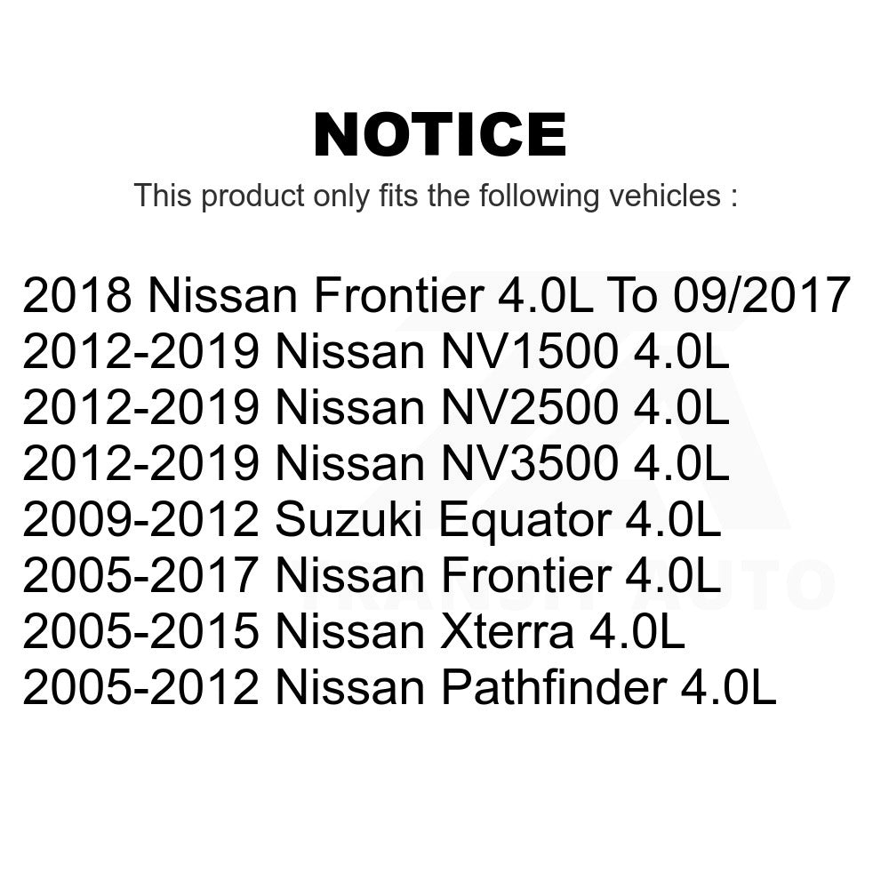 Mpulse Engine Crankshaft Position Sensor SEN-2CRK0318 For Nissan Frontier Pathfinder Xterra NV2500 NV3500 NV1500 Suzuki Equator 4.0L