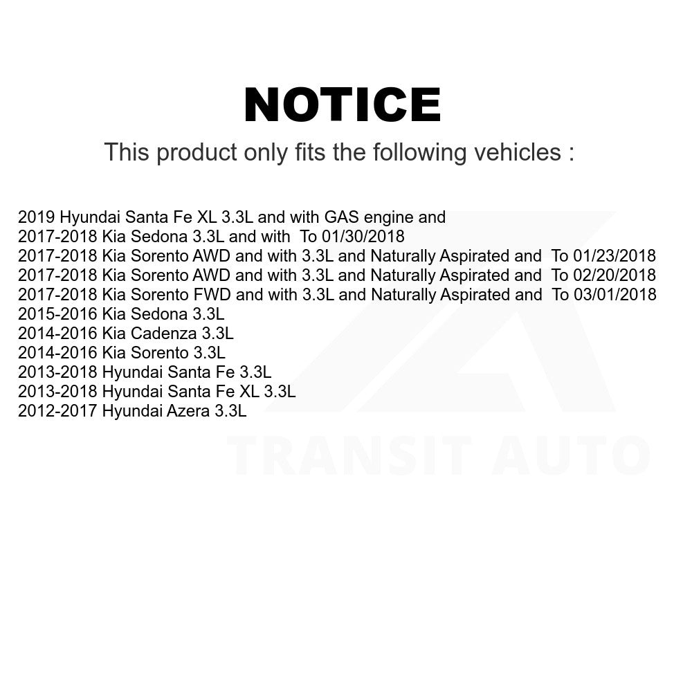 Mpulse Engine Crankshaft Position Sensor SEN-2CRK0356 For Kia Sorento Hyundai Santa Fe Sedona Azera Cadenza XL