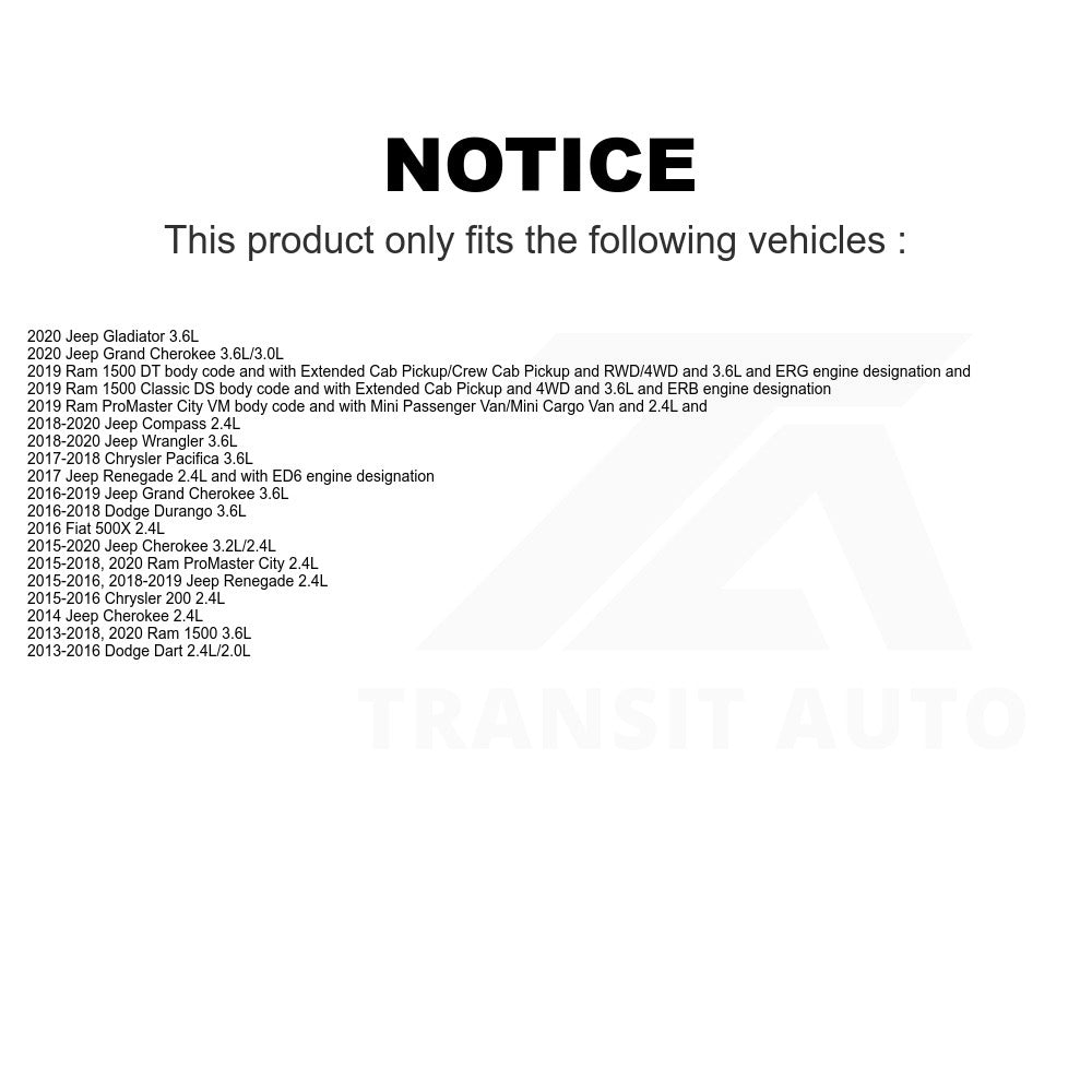 Mpulse Engine Crankshaft Position Sensor SEN-2CRK0358 For Jeep Ram 1500 Cherokee Grand Chrysler Dodge Renegade Wrangler Compass Dart 200 Pacifica Durango Classic ProMaster City Gladiator Fiat 500X