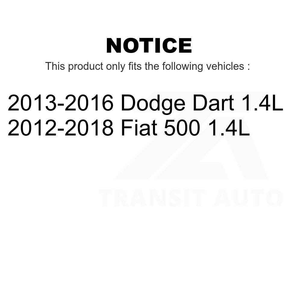 Mpulse Engine Coolant Temperature Sensor SEN-2CTS0155 For Dodge Dart Fiat 500 1.4L
