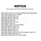 Mpulse Ignition Knock (Detonation) Sensor SEN-2KNC0010 For Nissan INFINITI Murano G35 350Z FX35 Pathfinder M35 M45 FX45 Q45