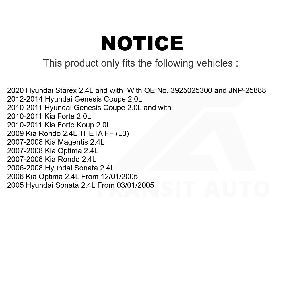 Mpulse Ignition Knock (Detonation) Sensor SEN-2KNC0090 For Hyundai Sonata Kia Forte Optima Genesis Coupe Rondo Koup Starex Magentis