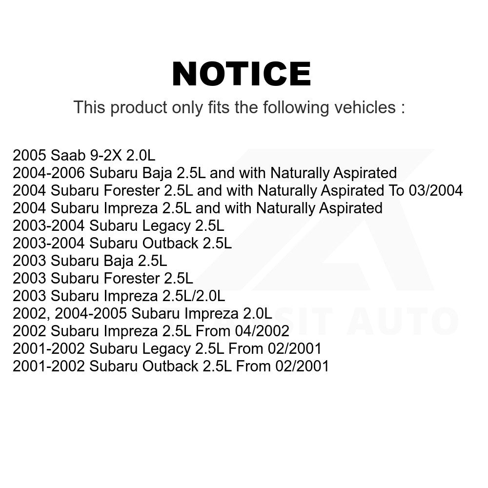 Mpulse Ignition Knock (Detonation) Sensor SEN-2KNC0135 For Subaru Outback Impreza Forester Legacy Baja Saab 9-2X