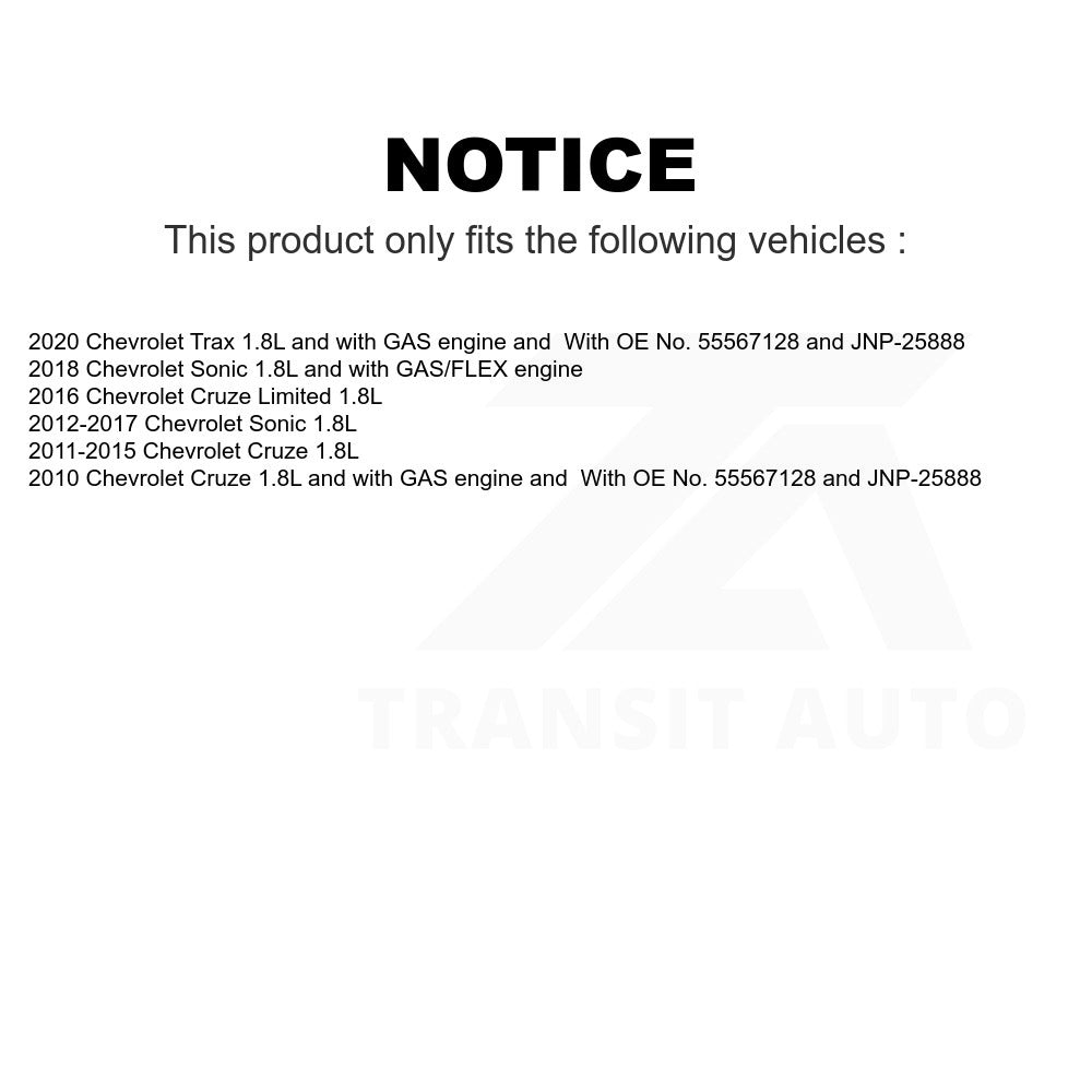 Mpulse Ignition Knock (Detonation) Sensor SEN-2KNC0288 For Chevrolet Cruze Sonic Limited Trax