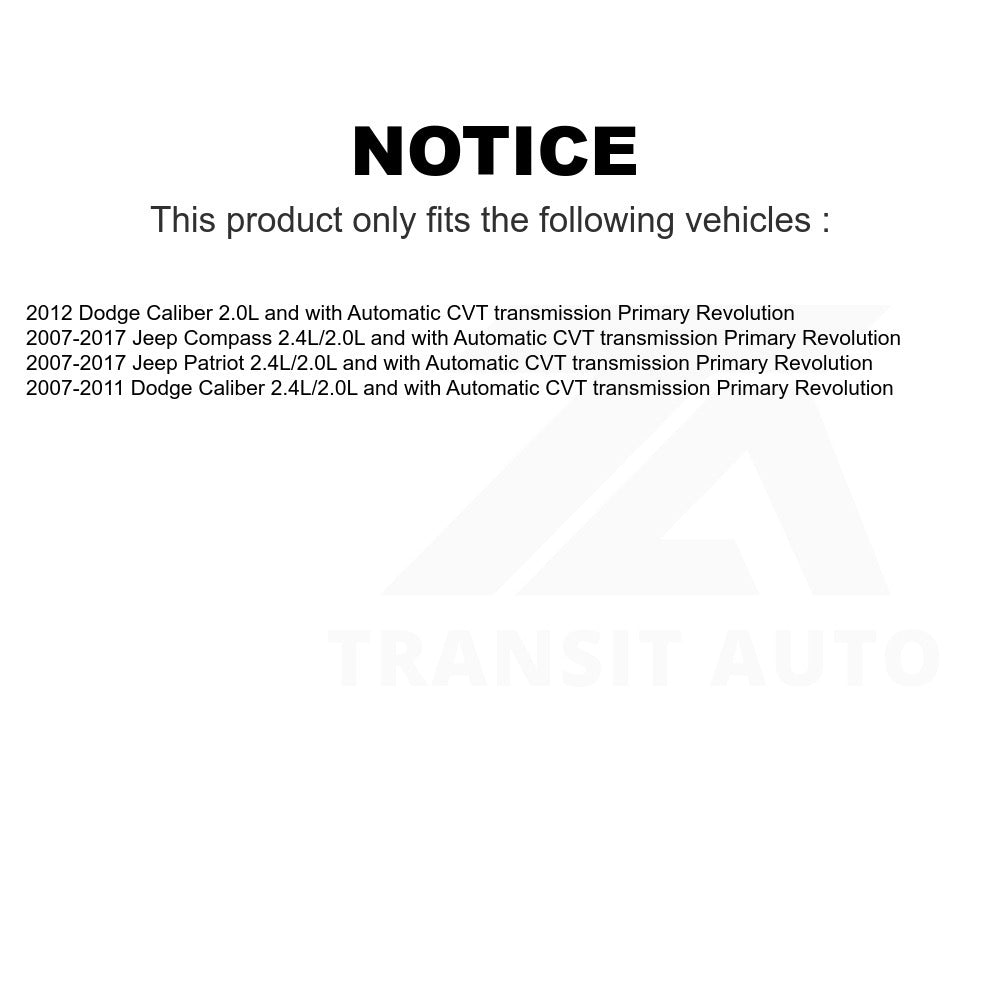 Mpulse Vehicle Speed Sensor SEN-2VSS0139 For Jeep Patriot Compass Dodge Caliber Primary Revolution