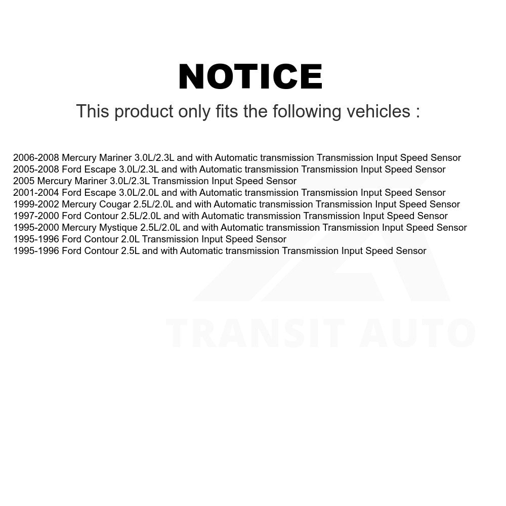 Mpulse Vehicle Speed Sensor SEN-2VSS0213 For Ford Escape Mercury Mariner Contour Cougar Mystique Transmission Input