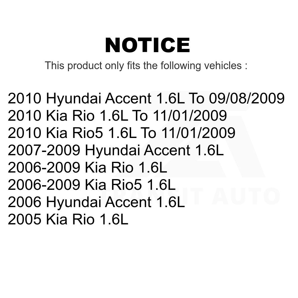 Mpulse Engine Variable Valve Timing (VVT) Solenoid SEN-2VTS0025 For Hyundai Accent Kia Rio Rio5 1.6L
