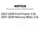 Mpulse Engine Variable Valve Timing (VVT) Solenoid SEN-2VTS0050 For 2007-2009 Ford Fusion Mercury Milan 3.0L