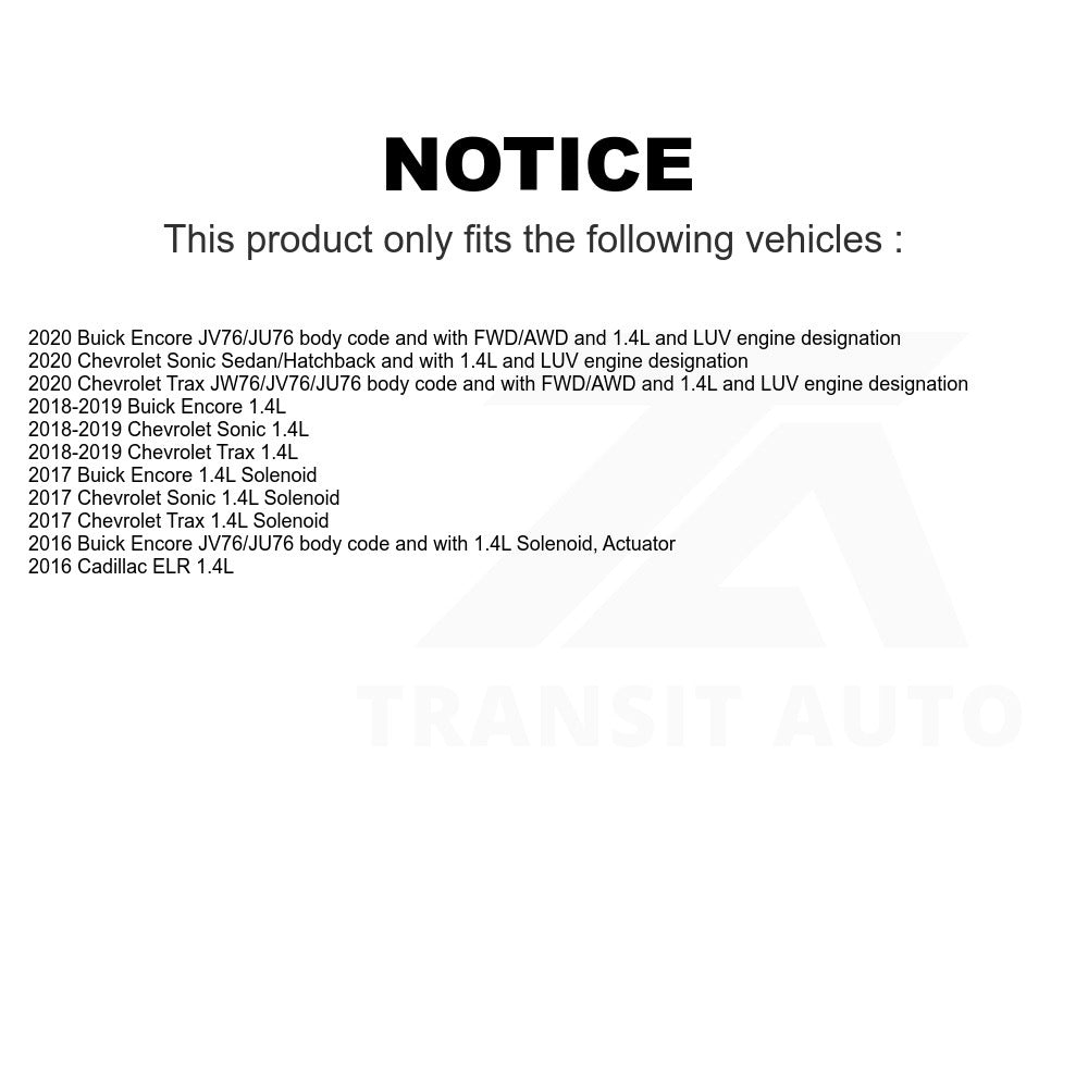 Mpulse Engine Variable Valve Timing (VVT) Solenoid SEN-2VTS0053 For Chevrolet Buick Encore Trax Sonic Cadillac ELR