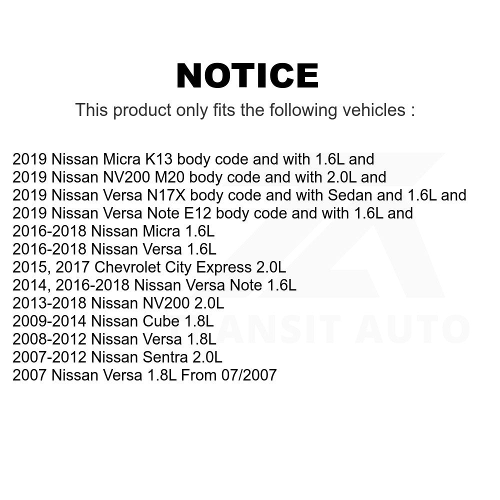 Mpulse Engine Variable Valve Timing (VVT) Solenoid SEN-2VTS0065 For Nissan Versa Sentra Note NV200 Cube Chevrolet City Express Micra