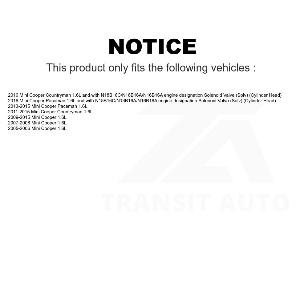Mpulse Engine Variable Valve Timing (VVT) Solenoid SEN-2VTS0183 For Mini Cooper Countryman Paceman