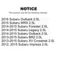 Mpulse Engine Variable Valve Timing (VVT) Solenoid SEN-2VTS0427 For Subaru Outback Forester XV Crosstrek Impreza Legacy WRX BRZ