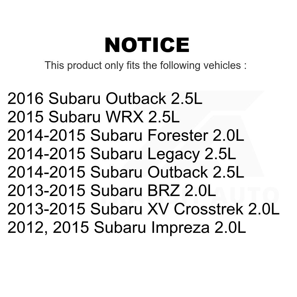Mpulse Engine Variable Valve Timing (VVT) Solenoid SEN-2VTS0427 For Subaru Outback Forester XV Crosstrek Impreza Legacy WRX BRZ