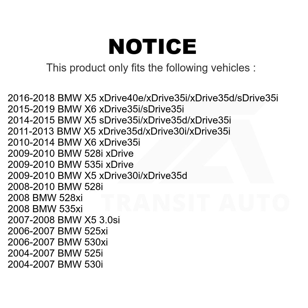 Rear Semi-Metallic Disc Brake Pads SIM-1042 For BMW X5 X6 530i 528i 525i 530xi 535xi xDrive 535i 528xi 525xi