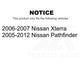 Rear Semi-Metallic Disc Brake Pads SIM-1101 For Nissan Pathfinder Xterra