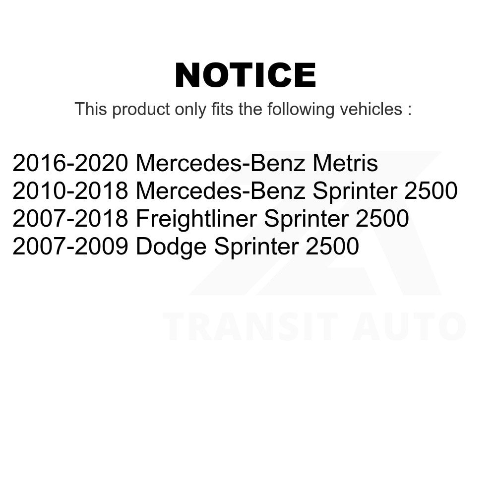 Semi-Metallic Disc Brake Pads SIM-1316A For Sprinter 2500 Mercedes-Benz Metris Freightliner Dodge