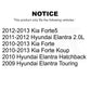 Front Semi-Metallic Disc Brake Pads SIM-1397 For Hyundai Elantra Kia Forte Koup Forte5