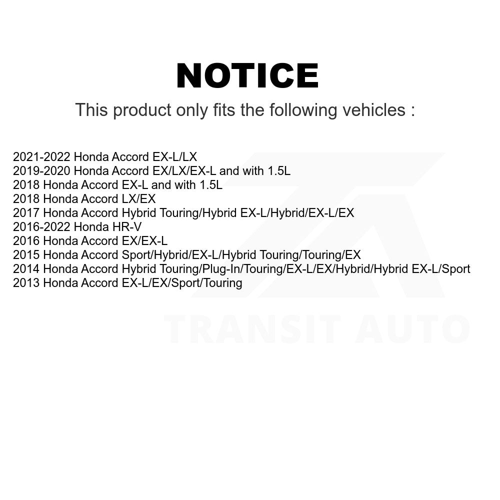 Front Semi-Metallic Disc Brake Pads SIM-1654 For Honda Accord HR-V