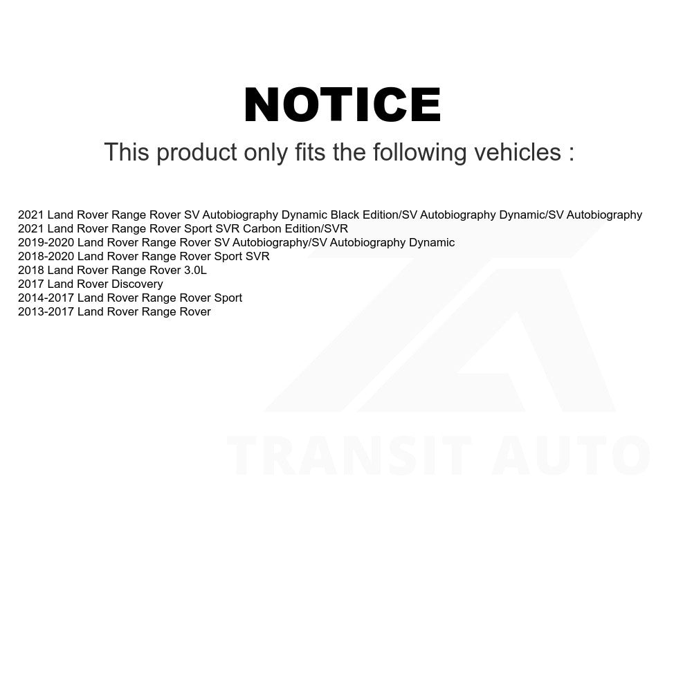 Rear Semi-Metallic Disc Brake Pads SIM-1692 For Land Rover Range Sport Discovery