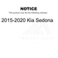 Front Semi-Metallic Disc Brake Pads SIM-1814 For 2015-2020 Kia Sedona
