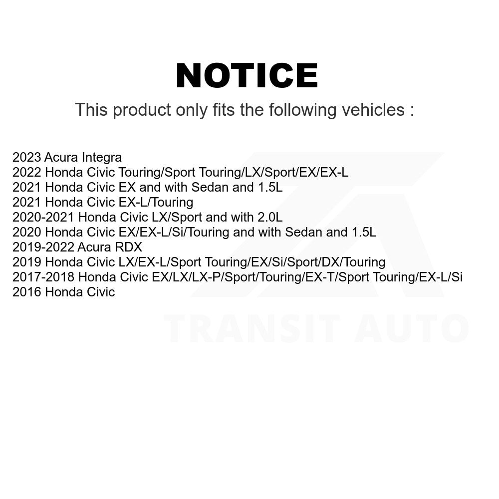 Rear Semi-Metallic Disc Brake Pads SIM-1878 For Honda Civic Acura RDX Integra