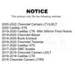 Rear Semi-Metallic Disc Brake Pads SIM-1914 For Chevrolet Traverse GMC Acadia Cadillac Camaro XT5 Buick Enclave Blazer CT6 XT6